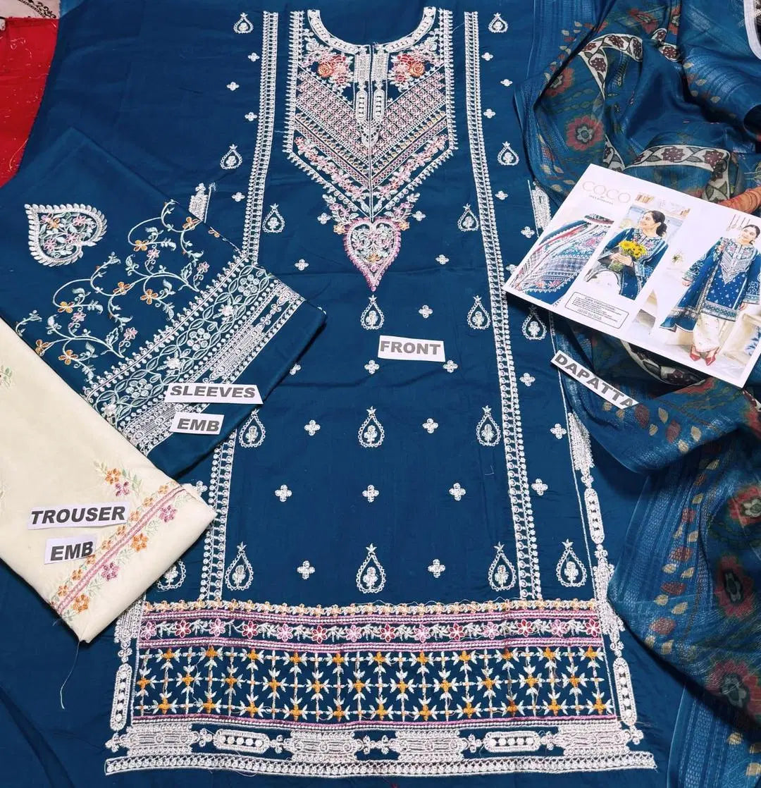 Amber Loom 3PC : Embroidered - Droflo.shop
